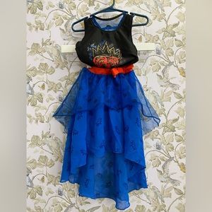 Disney Descendants “Evie” Hi-low skirt and bodysuit. Sz 4/5 (3x$10/$25)